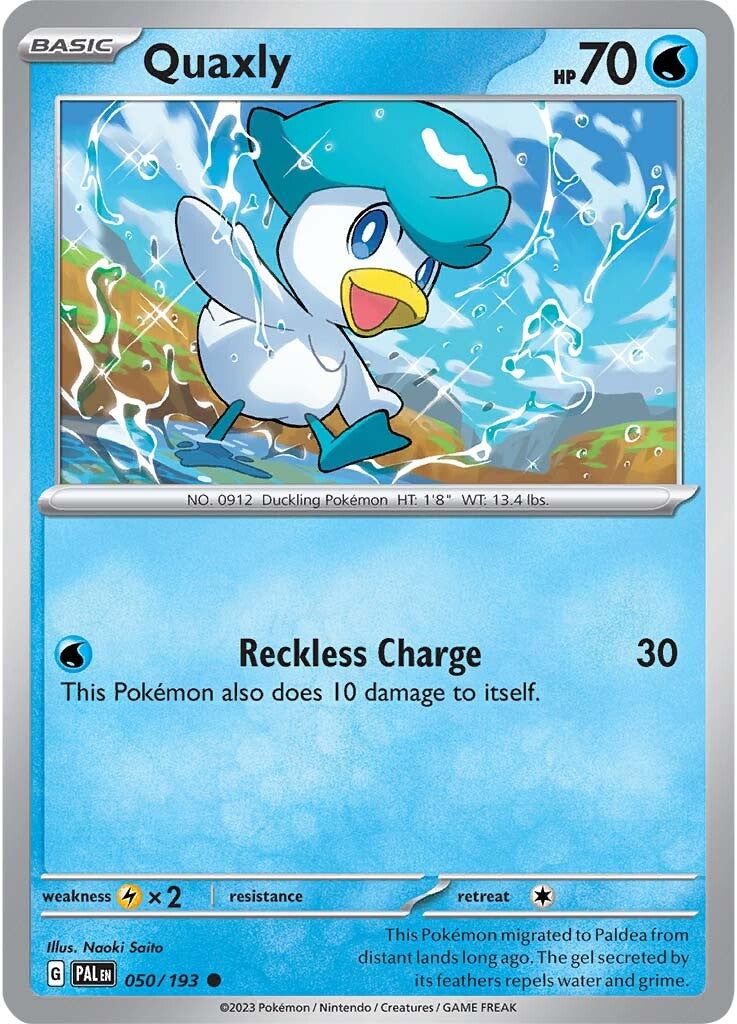 basic quaxly pokemon card price Quaxly - 049/193 The item may be similar but not exactly the same as the image (e.g The Cards of Pokmon TCG: