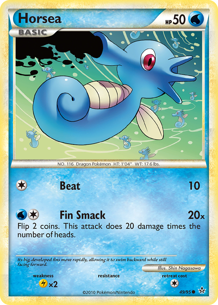 1995 horsea pokemon card value Rare 1995' Horsea Pokmon Card Mint Condition Pikachu 50HP Jungle 1999 Whatnot: Shop, Sell, Connect