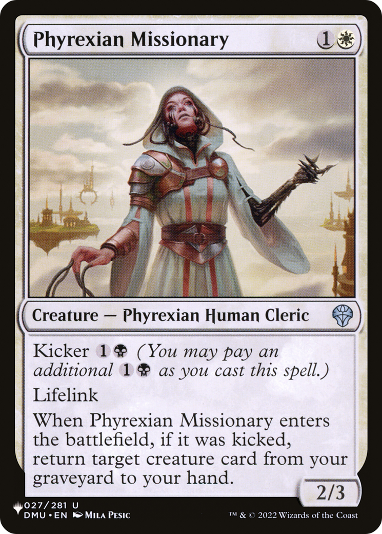 Phyrexian Missionary [The List]