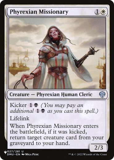 Phyrexian Missionary [The List]