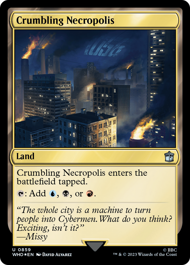 Crumbling Necropolis (Surge Foil) [Doctor Who]