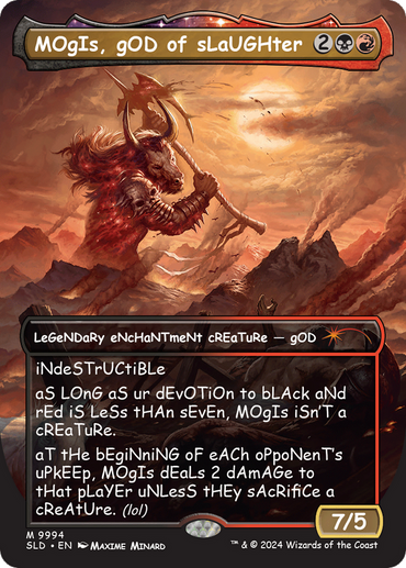 MOgIs, gOD of sLaUGHter (9994) [Secret Lair Drop Series]