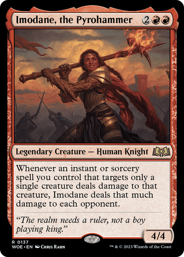 Imodane, the Pyrohammer [Wilds of Eldraine]