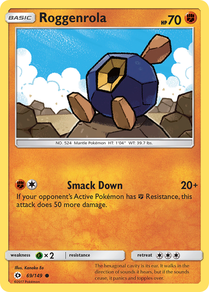 Roggenrola (69/149) [Sun & Moon: Base Set]