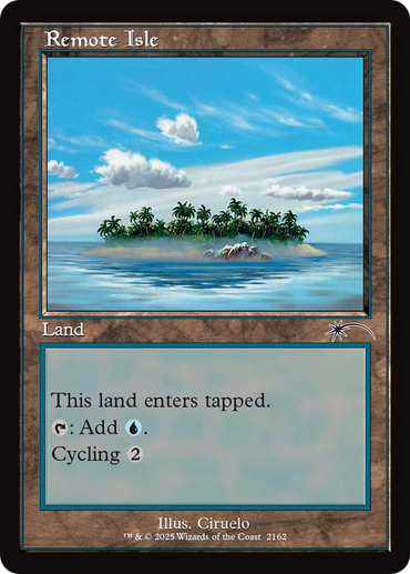 Remote Isle (Retro Frame) [Secret Lair Drop Series]