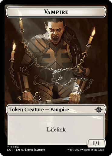 Vampire // Skeleton Pirate Double-Sided Token [The Lost Caverns of Ixalan Tokens]