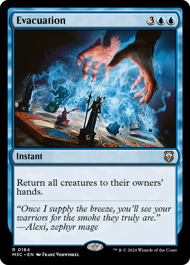 Evacuation (Ripple Foil) [Modern Horizons 3 Commander]