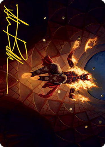 Yusri, Fortune's Flame Art Card (Gold-Stamped Signature) [Modern Horizons 2 Art Series]