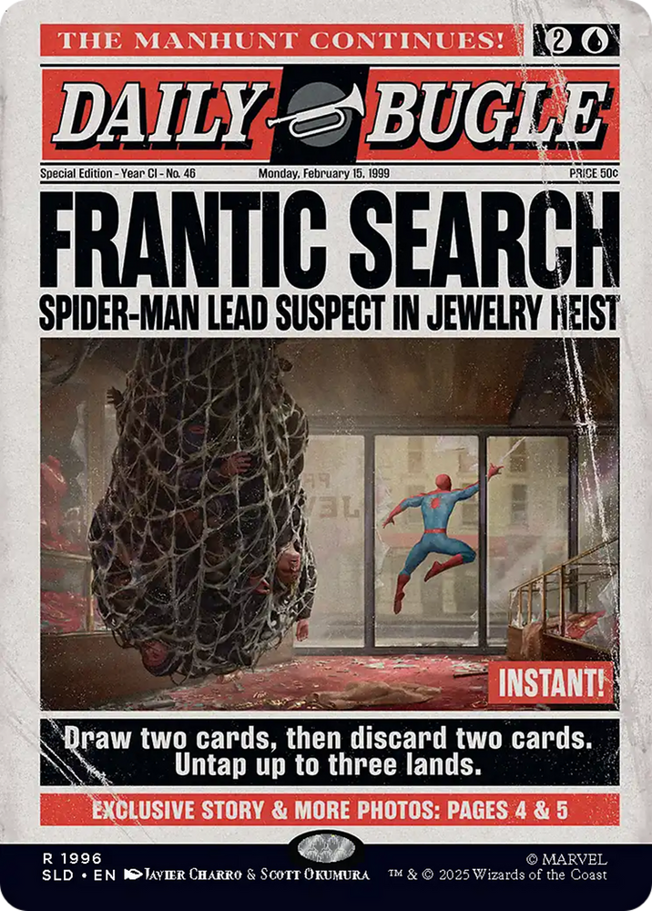 Frantic Search (1996) (Rainbow Foil) [Secret Lair Drop Series]