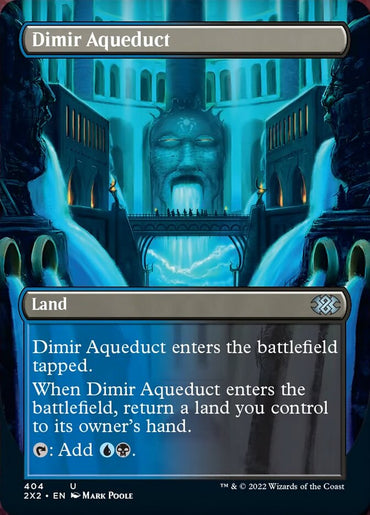 Dimir Aqueduct (Borderless Alternate Art) [Double Masters 2022]