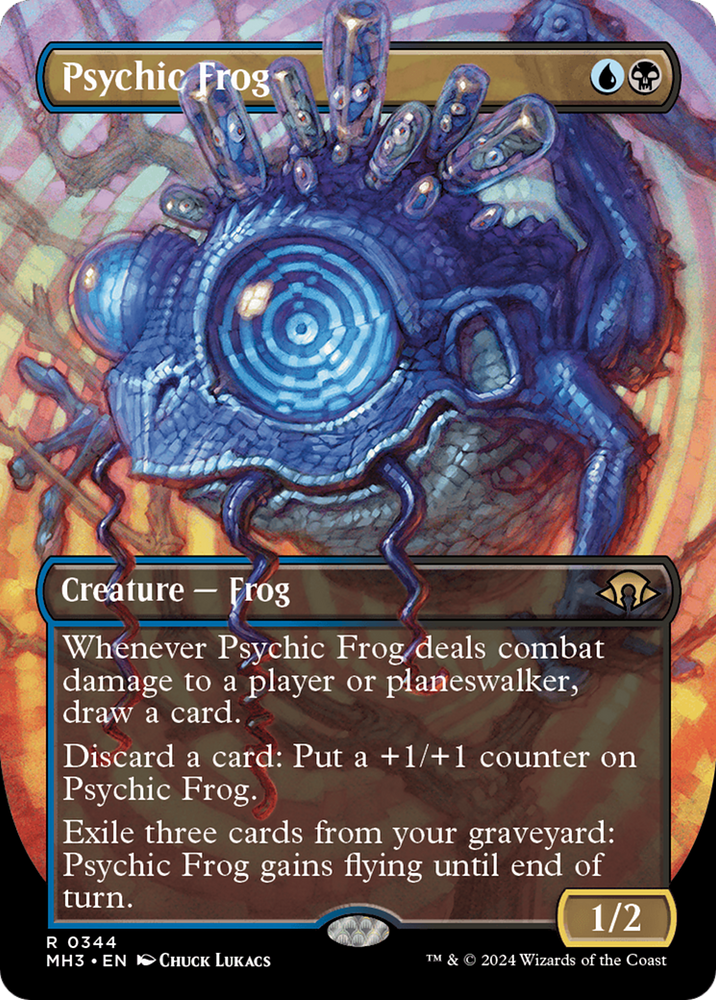 Psychic Frog (Borderless) [Modern Horizons 3]