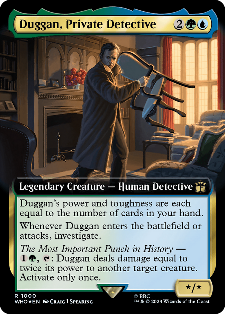 Duggan, Private Detective (Extended Art) (Surge Foil) [Doctor Who]