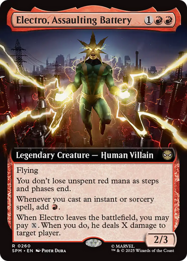 Electro, Assaulting Battery (Extended Art) [Marvel's Spider-Man]