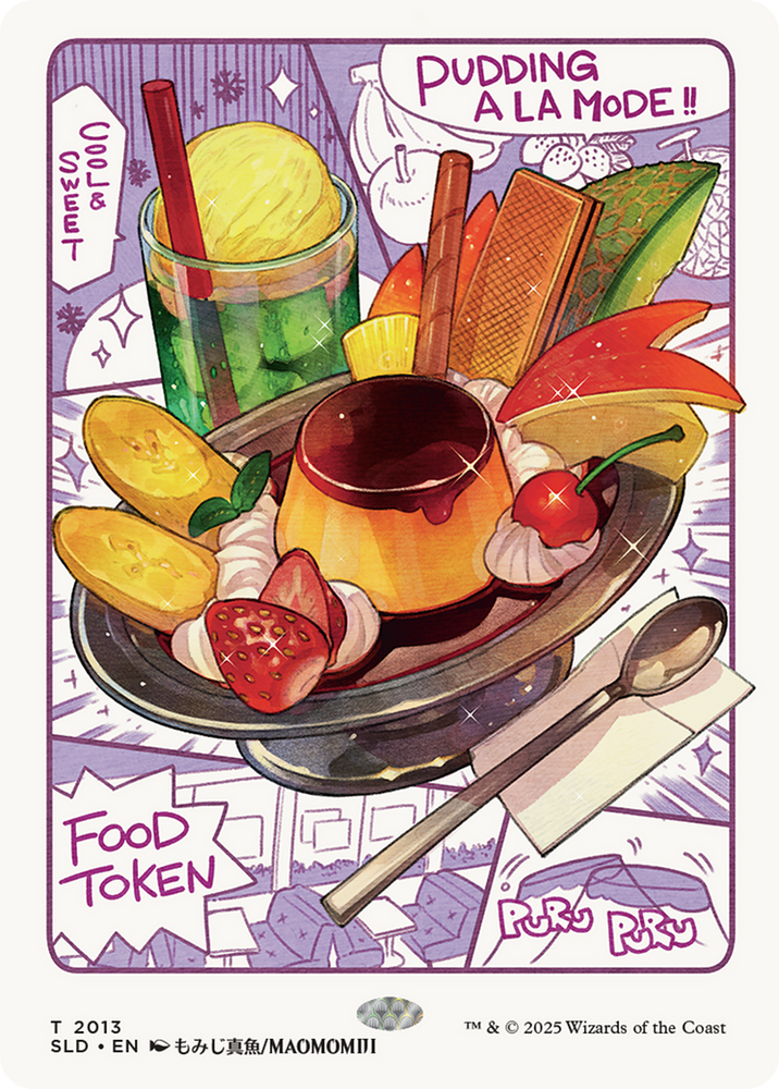 Food Token (2013) (Rainbow Foil) [Secret Lair Drop Series]