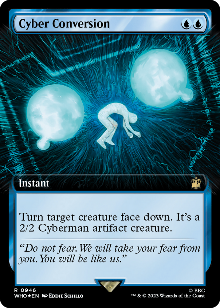 Cyber Conversion (Extended Art) (Surge Foil) [Doctor Who]