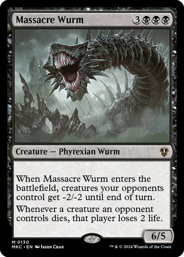 Massacre Wurm [Murders at Karlov Manor Commander]