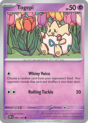 Togepi (083/197) [Scarlet & Violet: Obsidian Flames]