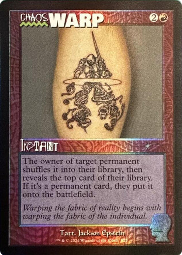 Chaos Warp (Rainbow Foil) [Secret Lair Drop Series]