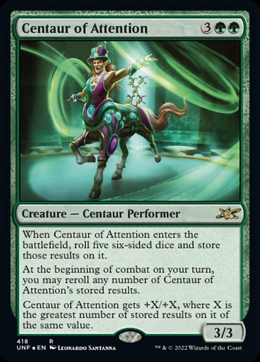 Centaur of Attention (Galaxy Foil) [Unfinity]