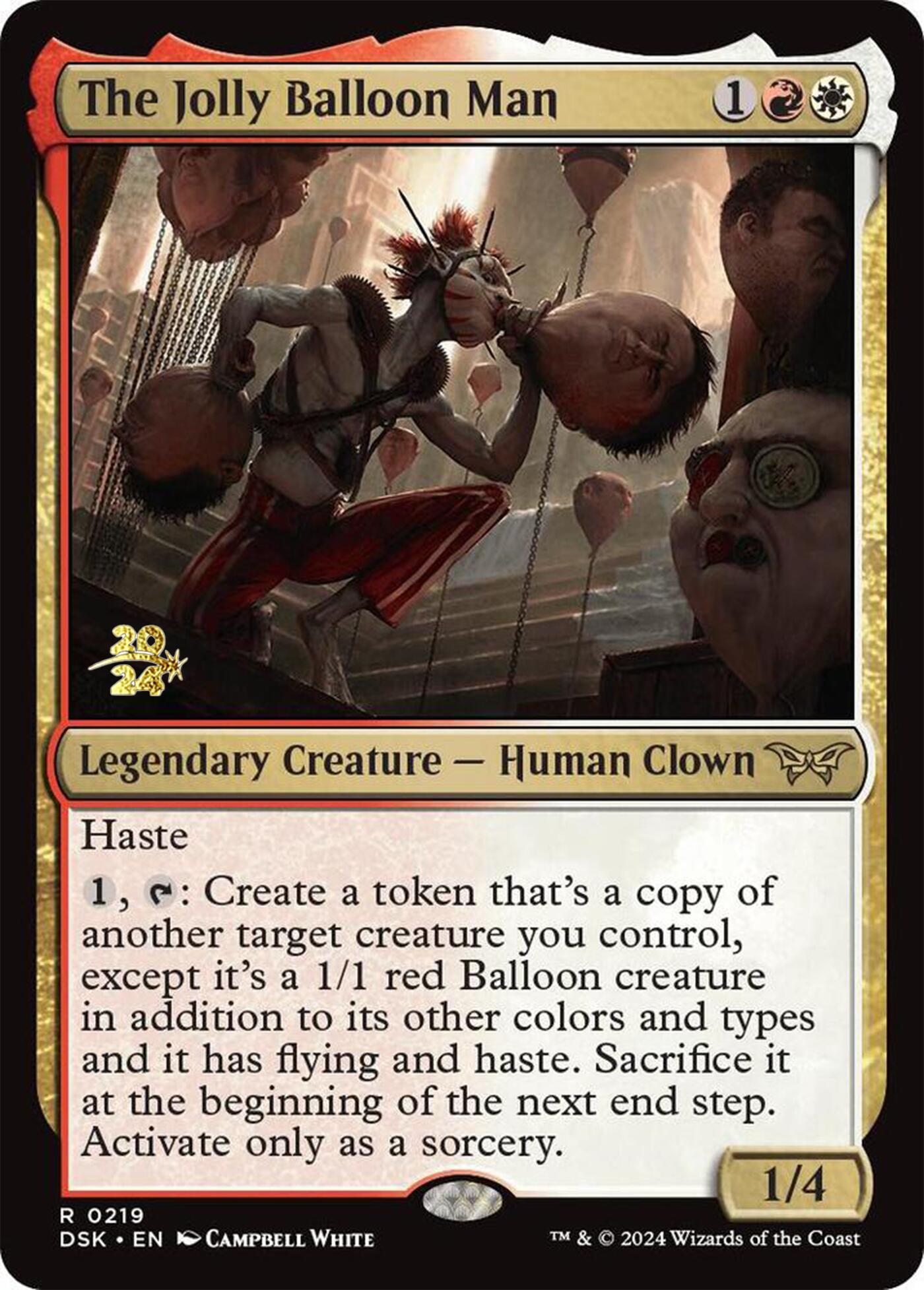 The Jolly Balloon Man [Duskmourn: House of Horror Prerelease Promos]