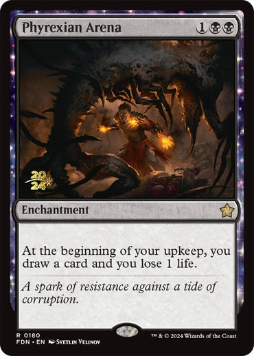 Phyrexian Arena [Foundations Prerelease Promos]