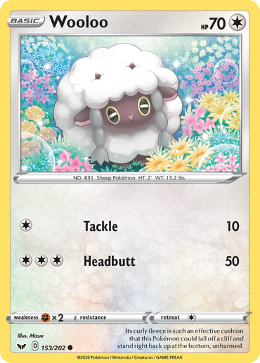 Wooloo (153/202) [Sword & Shield: Base Set]