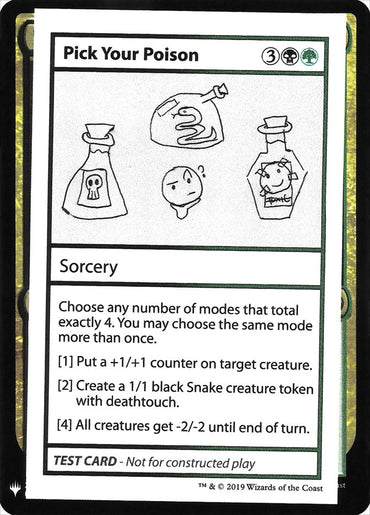 Pick Your Poison [Mystery Booster Playtest Cards]