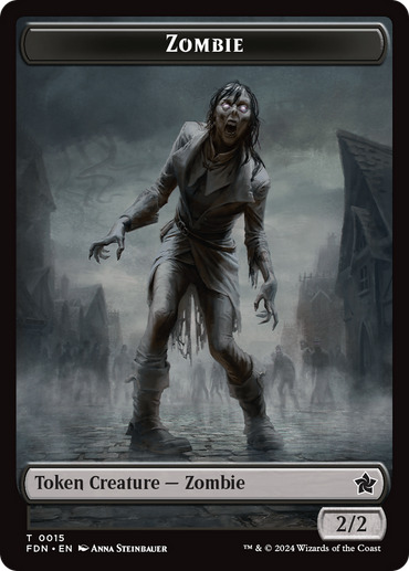 Rat (0014) // Zombie Double-Sided Token [Foundations Tokens]