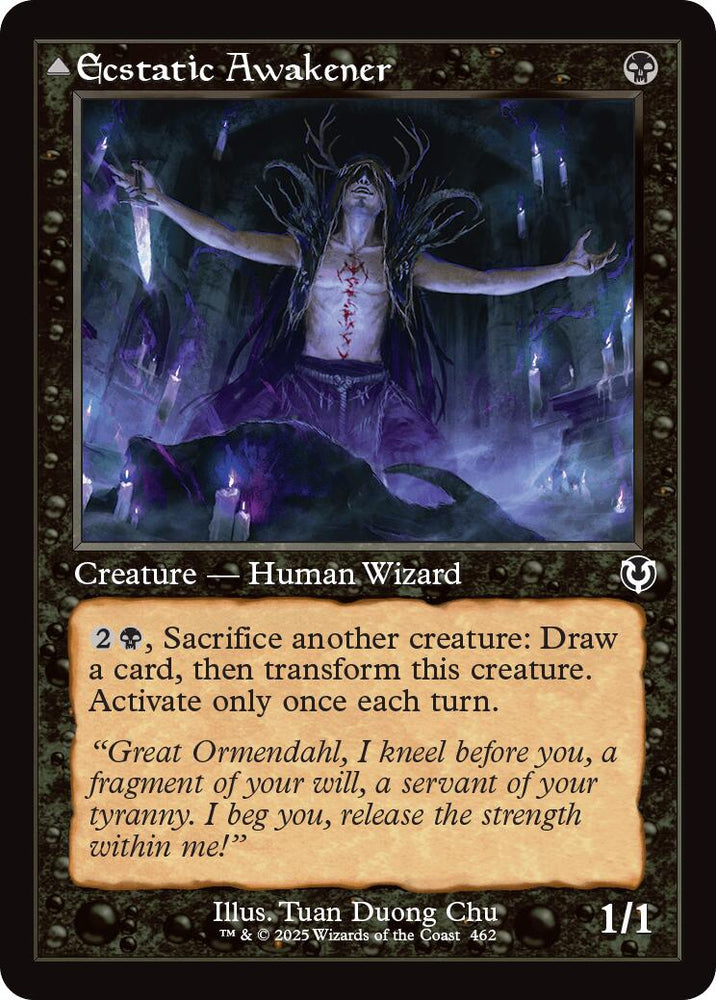 Ecstatic Awakener // Awoken Demon (Retro Frame) [Innistrad Remastered]