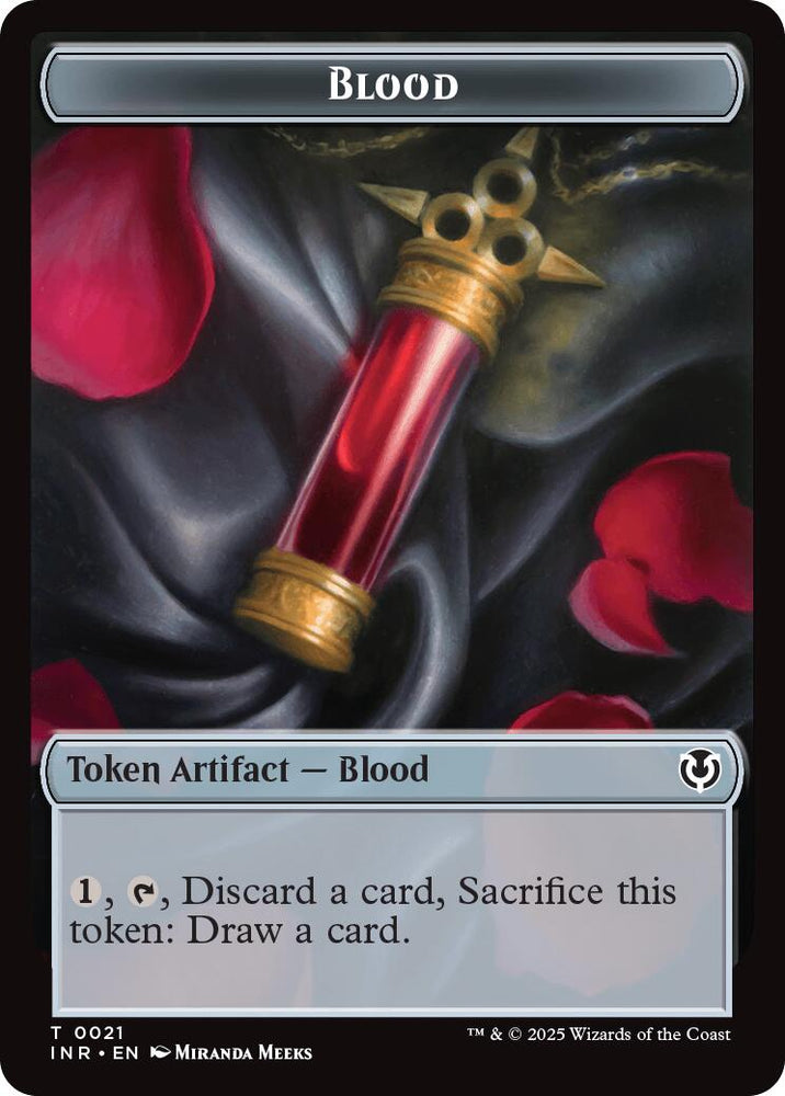 Blood // Clue Double-Sided Token [Innistrad Remastered Tokens]