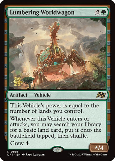 Lumbering Worldwagon [Aetherdrift Prerelease Promos]