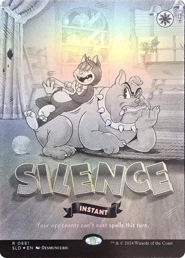 Silence (0881) (Black & White Foil) [Secret Lair Drop Series]