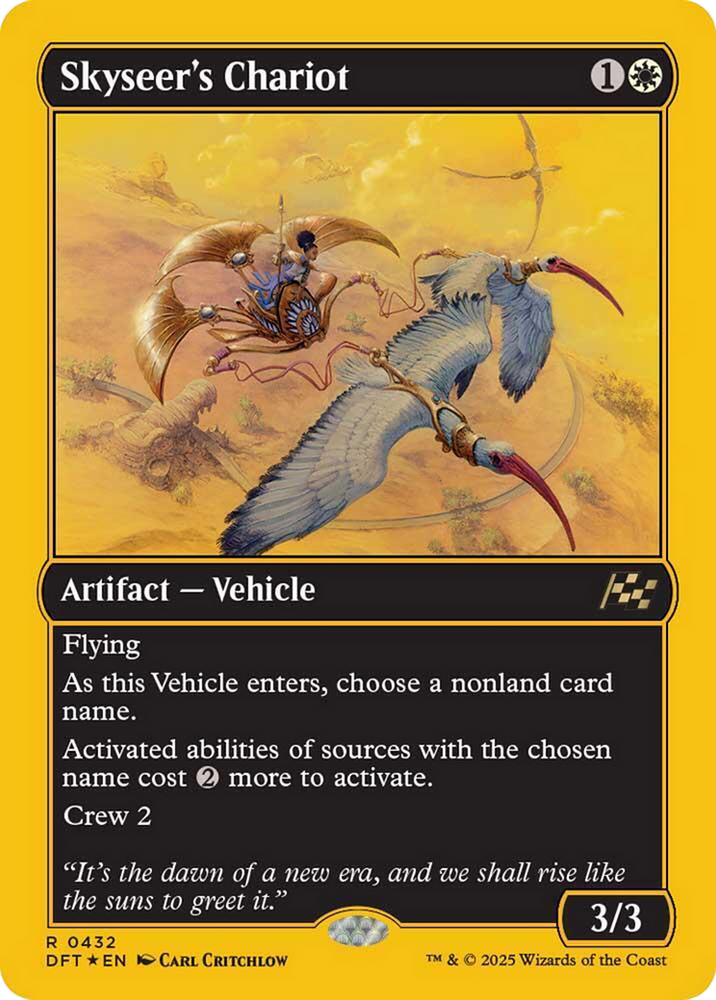 Skyseer's Chariot (First-Place Foil) [Aetherdrift]