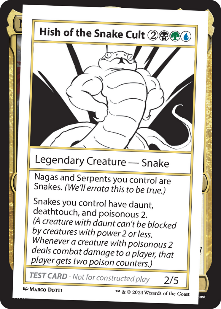 Hish of the Snake Cult [Mystery Booster 2 Playtest Cards]