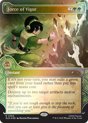 Force of Vigor (Rainbow Foil) [Secret Lair Drop Series]