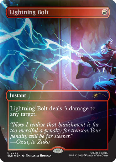 Lightning Bolt (2289) (Rainbow Foil) [Secret Lair Drop Series]