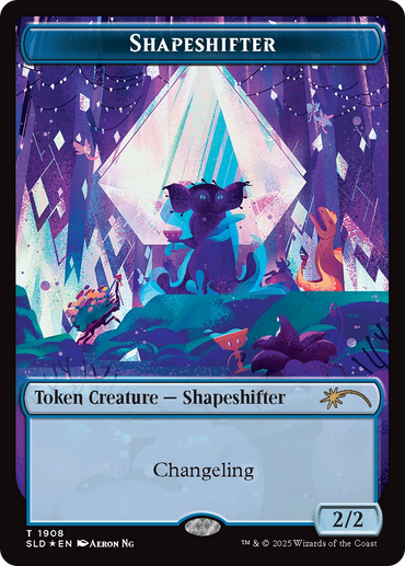 Shapeshifter Token (1908) (Double Rainbow Foil) [Secret Lair Drop Series]
