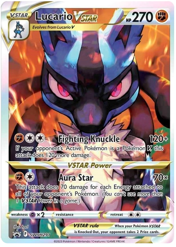 Lucario VSTAR (SWSH291) [Sword & Shield: Black Star Promos]