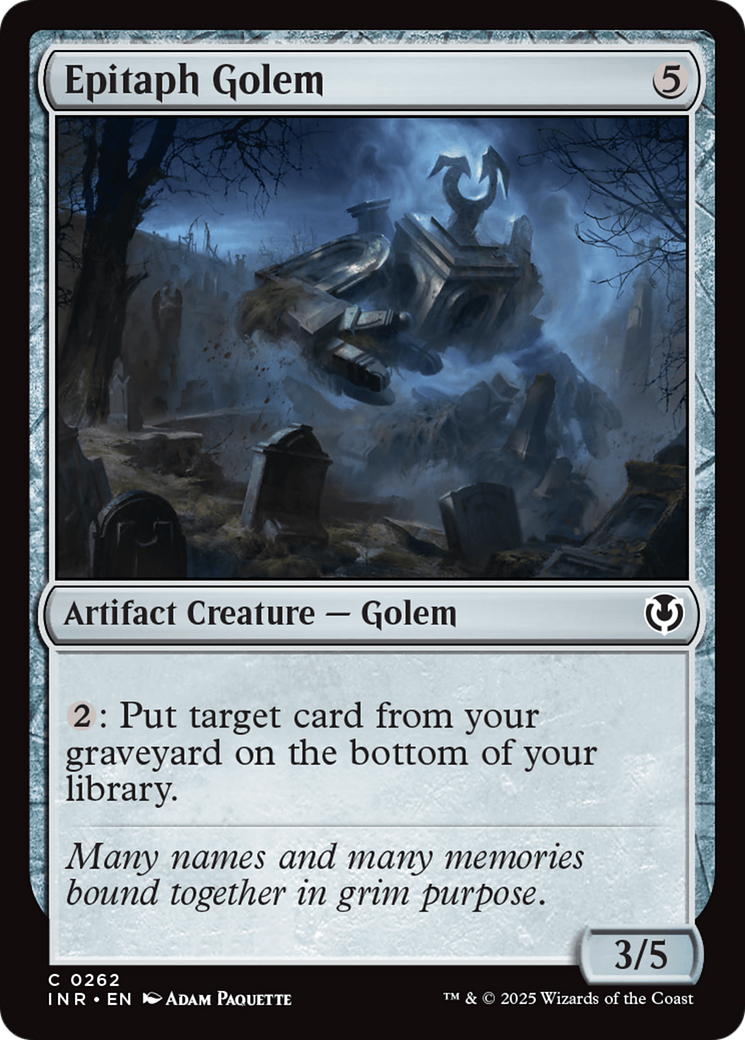 Epitaph Golem [Innistrad Remastered]