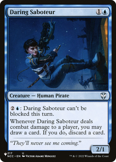 Daring Saboteur [The List]