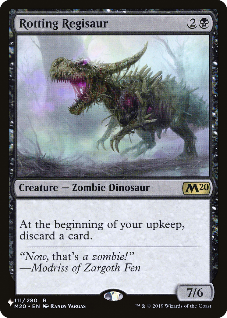 Rotting Regisaur [The List]