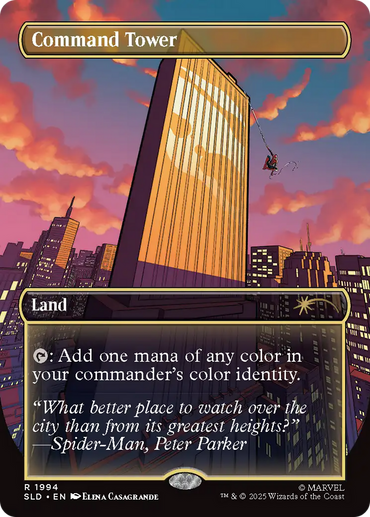 Command Tower (1994) (Rainbow Foil) [Secret Lair Drop Series]