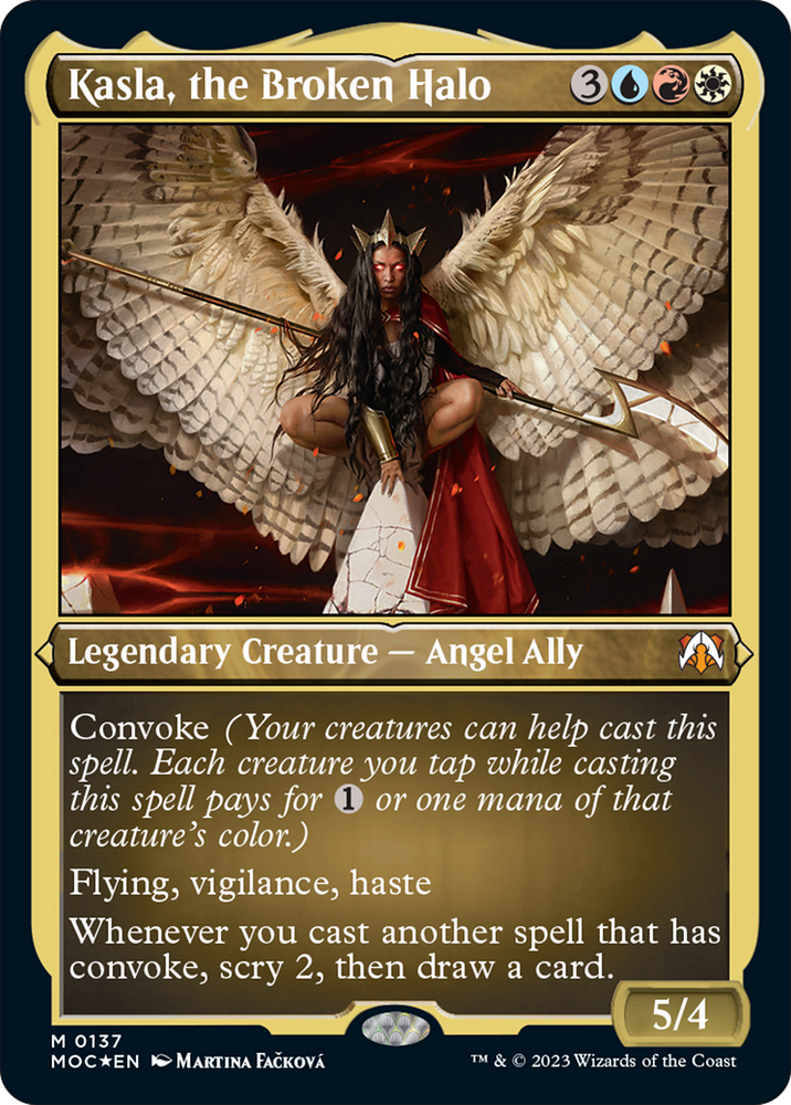 Kasla, the Broken Halo (Display Commander) [March of the Machine Commander]