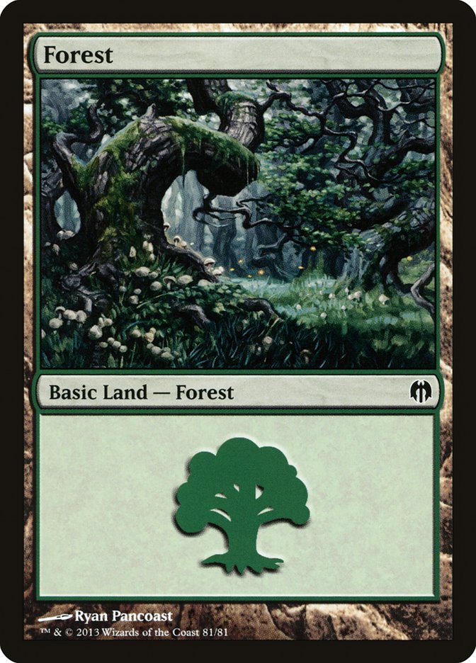 Forest (81) [Duel Decks: Heroes vs. Monsters]