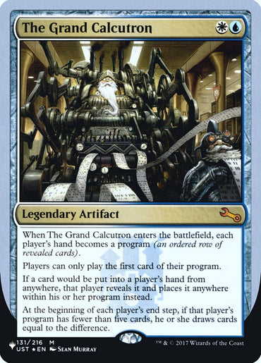 The Grand Calcutron (Unfinity Foil Edition) [The List]