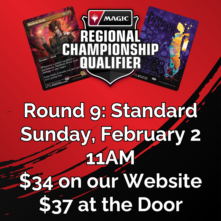 Round 9 Standard RCQ Entry - No Store Credit