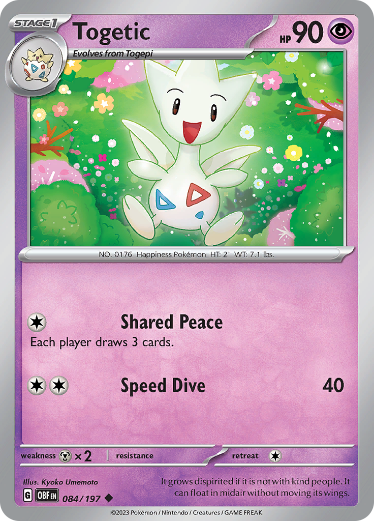 Togetic (084/197) [Scarlet & Violet: Obsidian Flames]