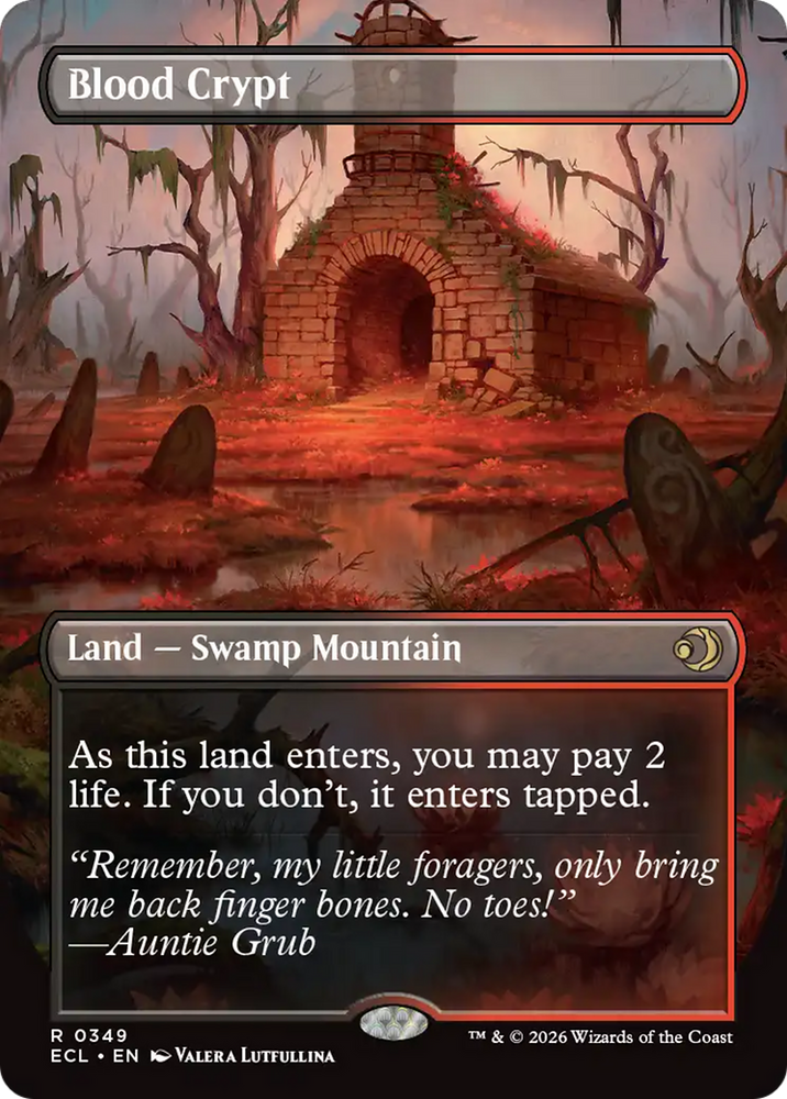 Blood Crypt (Borderless) [Lorwyn Eclipsed]