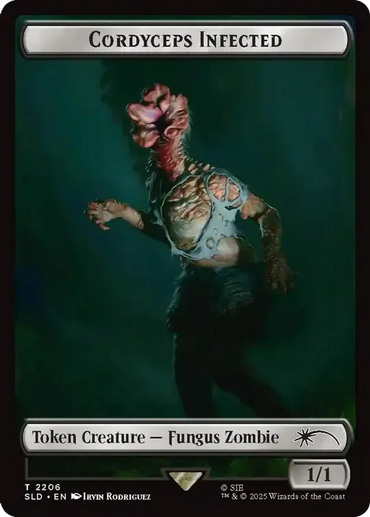 Cordyceps Infected Token (2206) [Secret Lair Drop Series]