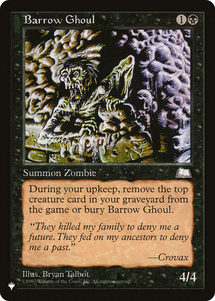 Barrow Ghoul [The List]